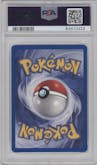Rocket's Mewtwo from the 2000 Pokemon GH set graded by PSA and given an overall grade of 8.
