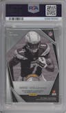 Mike Williams from the 2017 Panini Prizm set featuring a Gold parallel graded by PSA and given an overall grade of 9.