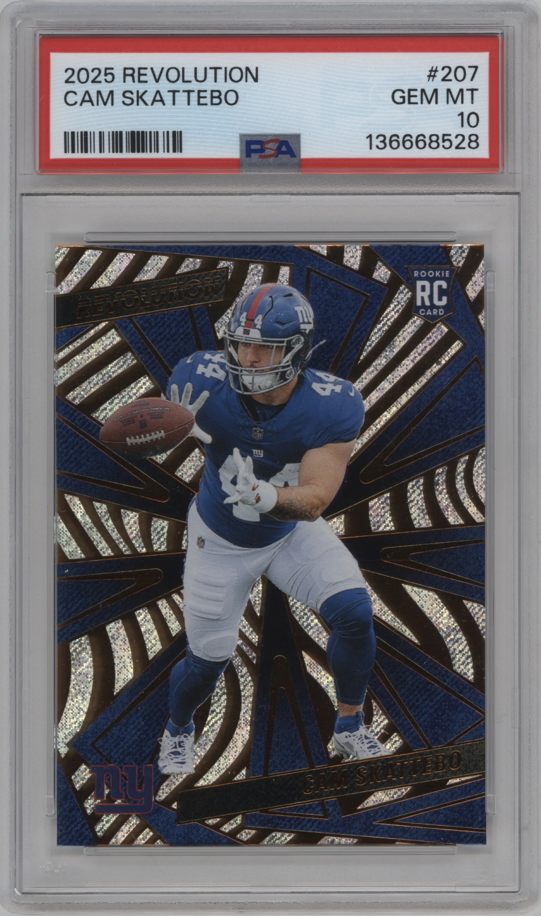 2025 Panini Revolution Cam Skattebo #207 PSA 10