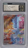 Deerling from the 2024 Pokemon SV JPN set graded by CSG and given an overall grade of 10.