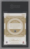 Micah Parsons from the 2021 Panini Flawless set featuring a Silver parallel graded by SGC and given an overall grade of 9.