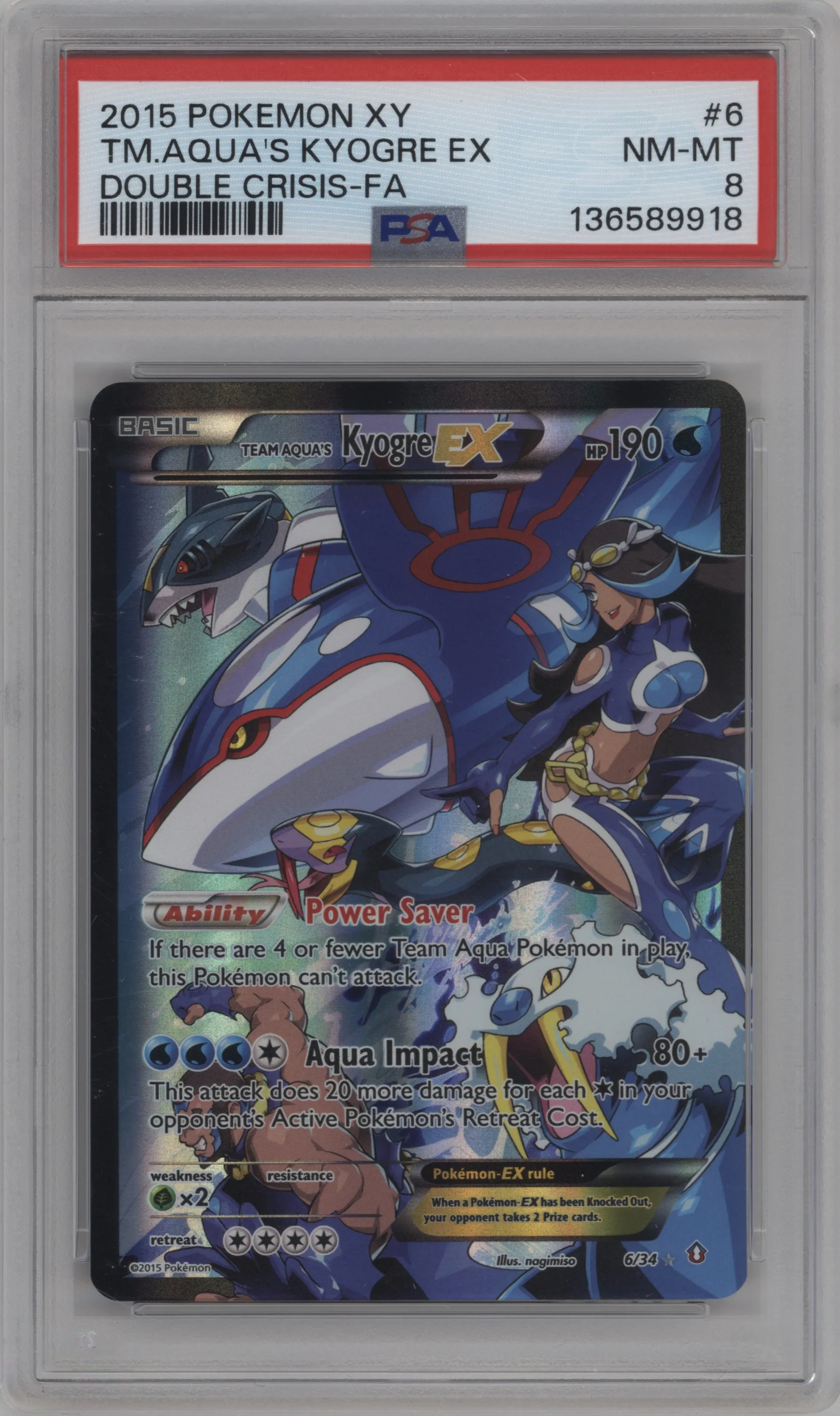 Team Aqua's Kyogre EX