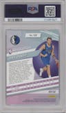 Luka Doncic from the 2018-19 Panini Revolution  set featuring a Chinese New Year parallel graded by PSA and given an overall grade of 9.