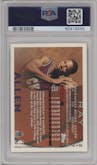 Ray Allen from the 1996-97 Topps set graded by PSA and given an overall grade of 10.