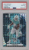Tyreek Hill from the 2022 Panini Mosaic set featuring a Genesis parallel graded by PSA and given an overall grade of 10.