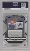 Aidan Hutchinson from the 2022 Panini Prizm set featuring a Orange Ice parallel graded by PSA and given an overall grade of 10.