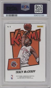 Tracy McGrady from the 2022-23 Panini Crown Royale set graded by PSA and given an overall grade of 10.