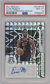Evan Mobley from the 2021-22 Panini Mosaic  set graded by PSA and given an overall grade of 10.