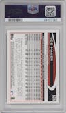 Joe Mauer from the 2012 Topps Series 2 set graded by PSA and given an overall grade of 10.
