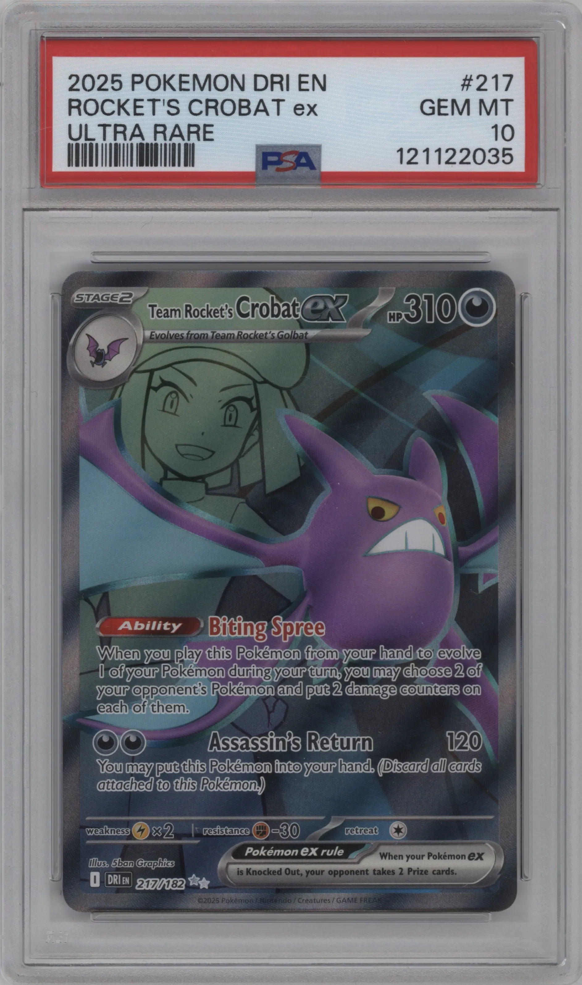 Team Rocket's Crobat ex