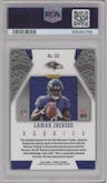 Lamar Jackson from the 2018 Panini Phoenix set graded by PSA and given an overall grade of 9.