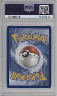 Charizard V from the 2020 Pokemon SWSH set graded by PSA and given an overall grade of 10.