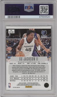 GG Jackson II from the 2023-24 Panini Prizm Deca set featuring a FOTL Green Shimmer parallel graded by PSA and given an overall grade of 10.