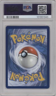 Starmie V from the 2022 Pokemon SWSH set graded by PSA and given an overall grade of 10.