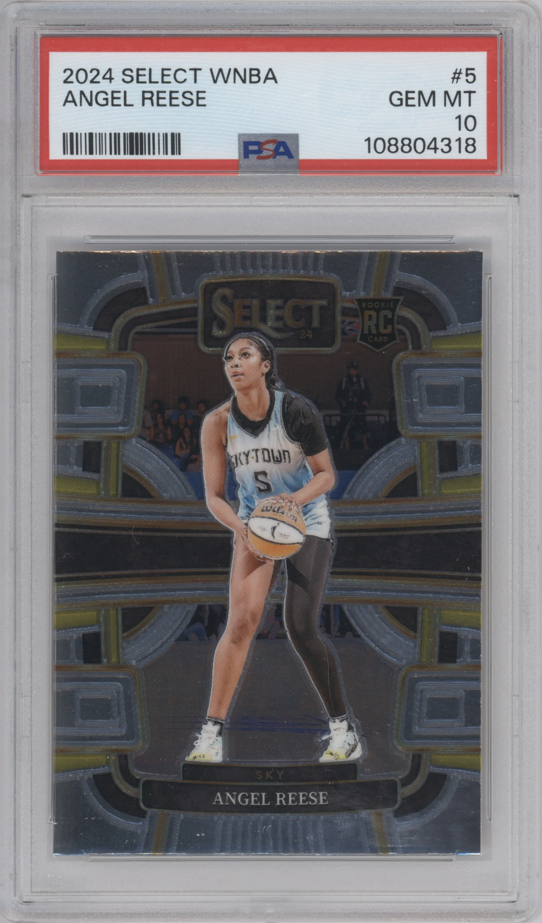 2024 Panini Select WNBA Angel Reese PSA 10