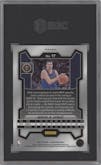Nikola Jokic from the 2023-24 Panini Prizm set featuring a Red Sparkle parallel graded by SGC and given an overall grade of 10.