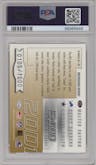 Emmitt Smith/Barry Sanders/Walter Payton from the 2001 Quantum Leaf set graded by PSA and given an overall grade of 9.