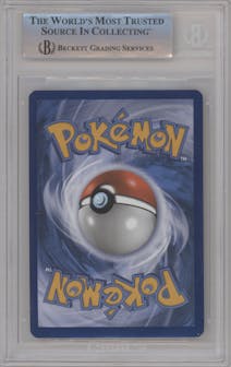 Entei from the 2019 Pokemon S&M  set featuring a One of 4 Cosmic Eclipse Pre-release Promos parallel graded by Beckett and given an overall grade of 9.