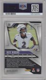 Nate Wiggins from the 2024 Panini Prizm set featuring a Snakeskin parallel graded by PSA and given an overall grade of 9.