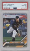 Paul Skenes from the 2024 Topps Now set graded by PSA and given an overall grade of 10.