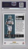 Quez Watkins from the 2020 Panini Contenders set featuring a Cracked Ice parallel graded by PSA and given an overall grade of 10.