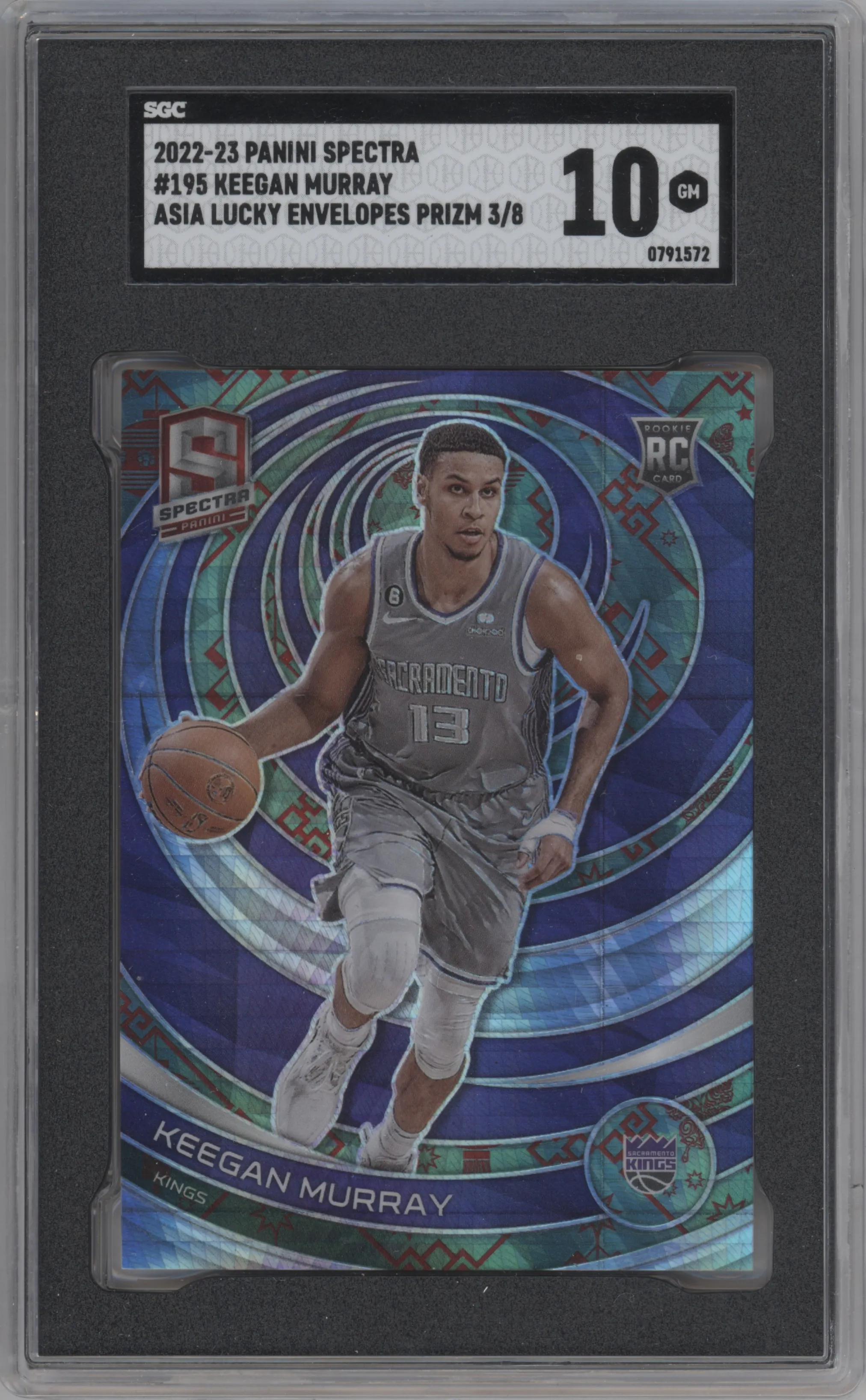 2022 Panini Spectra Keegan Murray Asia Lucky Envelopes SGC 10
