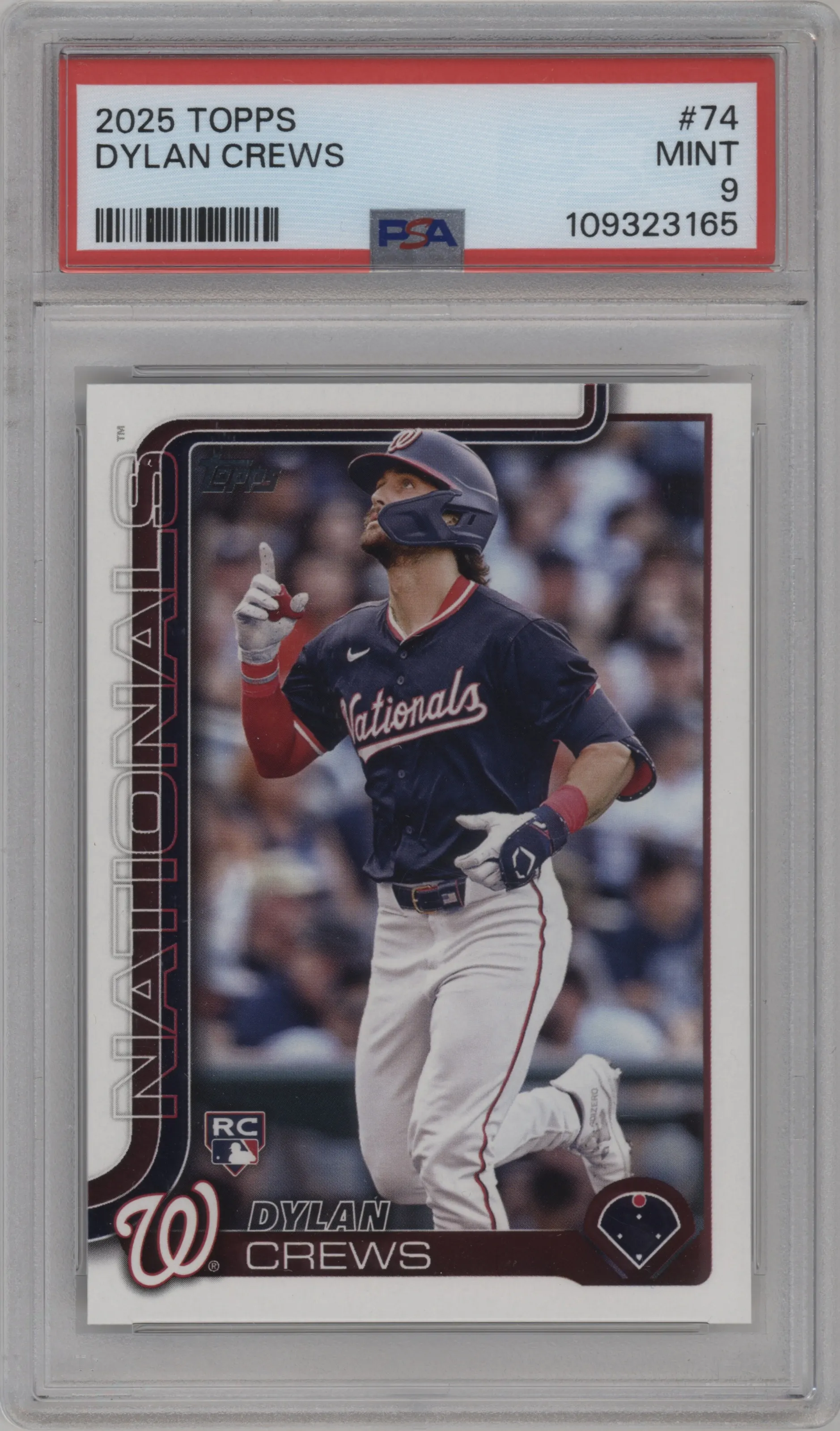 2025 Topps Dylan Crews #74 PSA 9