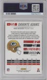 Davante Adams from the 2014 Panini Hot Rookies set featuring a Red Prizm parallel graded by PSA and given an overall grade of 10.
