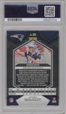 Drake Maye from the 2024 Panini Mosaic set featuring a Green Mosaic parallel graded by PSA and given an overall grade of 10.