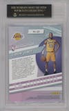 LeBron James from the 2018-19 Panini Revolution  set graded by Beckett and given an overall grade of 10.