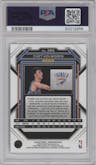 Chet Holmgren from the 2022-23 Panini Prizm  set graded by PSA and given an overall grade of 10.