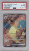 Charizard ex from the 2023 Pokemon SV JPN set graded by PSA and given an overall grade of 10.