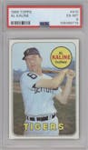 Al Kaline from the 1969 Topps set graded by PSA and given an overall grade of 6.
