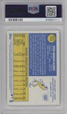 Pete Alonso from the 2019 Topps Heritage HN set graded by PSA and given an overall grade of 10.