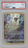 Mew from the 2023 Pokemon SWSH set graded by PSA and given an overall grade of 9.