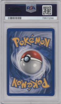 Team Aqua's Manectric from the 2004 Pokemon EX set graded by PSA and given an overall grade of 6.