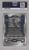 Jaxon Smith-Njigba from the 2023 Panini Prizm set featuring a Purple Prizm parallel graded by PSA and given an overall grade of 10.