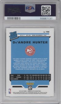 De'Andre Hunter from the 2019-20 Panini Donruss Optic set graded by PSA and given an overall grade of 10.