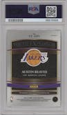 Austin Reaves  from the 2021-22 Panini Select set graded by PSA and given an overall grade of 9.