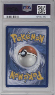 Mewtwo VSTAR from the 2023 Pokemon SWSH set graded by PSA and given an overall grade of 10.