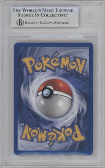 Lugia from the 2000 Pokemon Neo Genesis set graded by Beckett and given an overall grade of 9.