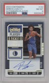 Dereck Lively II from the 2023-24 Panini Contenders set featuring a Playoff Ticket parallel graded by PSA and given an overall grade of 8.