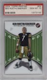 Ben Roethlisberger from the 2004 Topps Pristine set graded by PSA and given an overall grade of 10.
