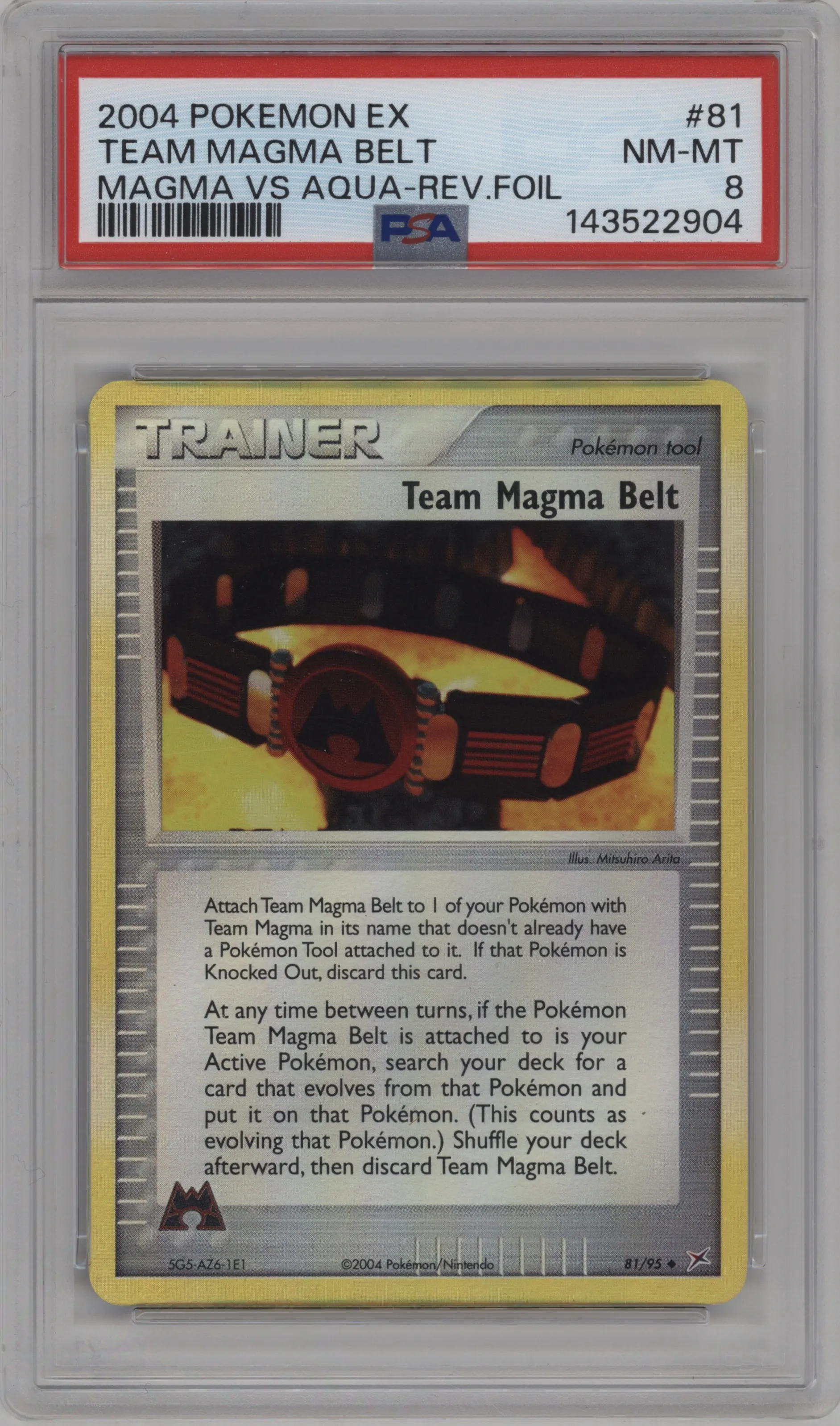Team Magma Belt