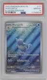 Wartortle from the 2023 Pokemon SV set graded by PSA and given an overall grade of 10.