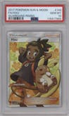 Hau from the 2017 Pokemon S&M set graded by PSA and given an overall grade of 10.