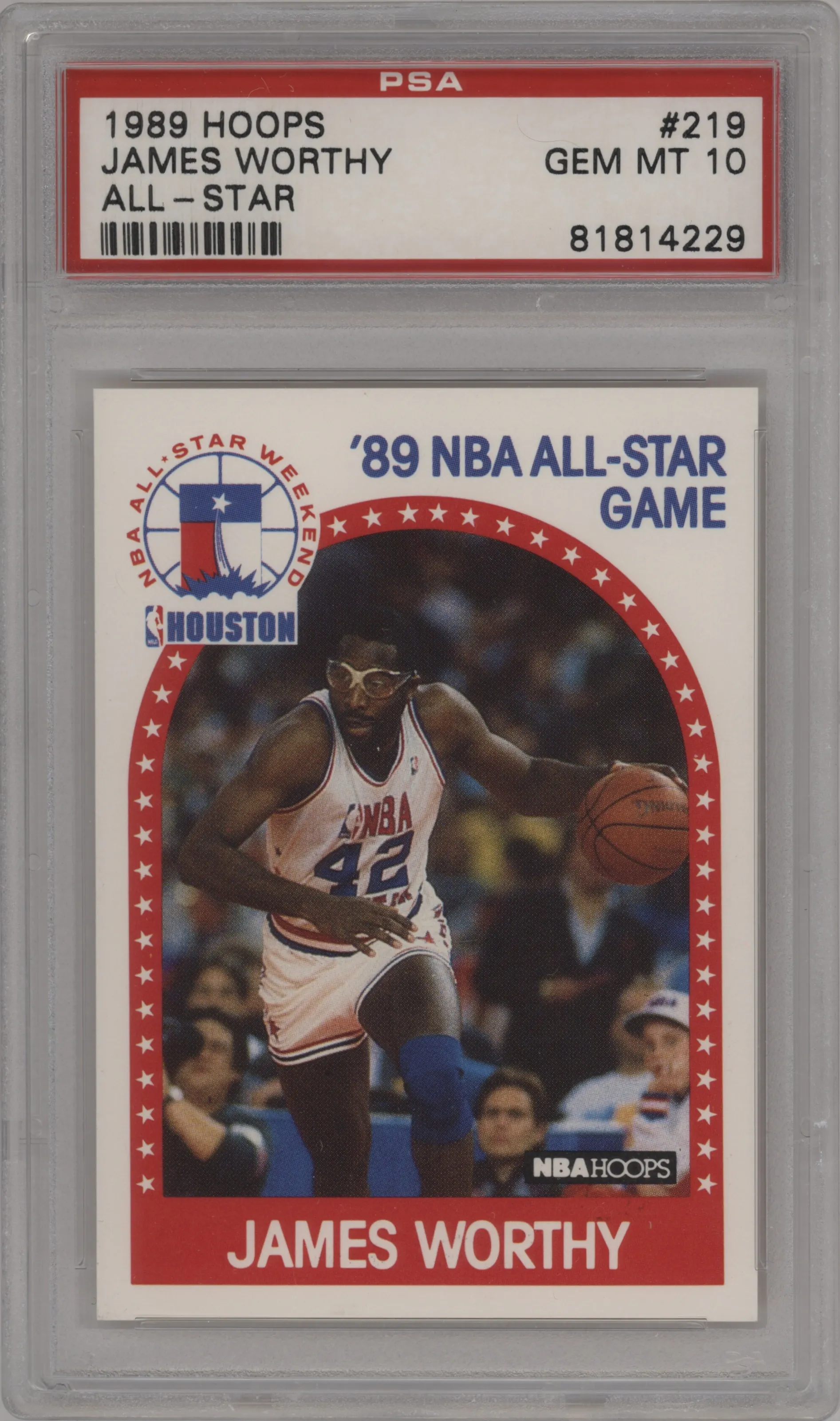 1989 NBA Hoops James Worthy #219 PSA 10