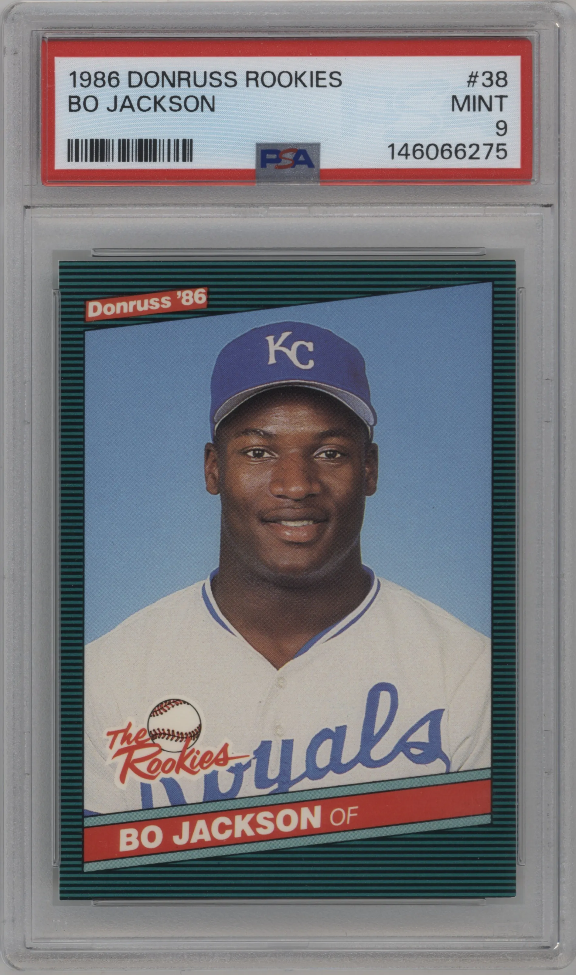 1986 Donruss The Rookies Bo Jackson #38 PSA 9