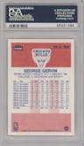 George Gervin from the 1986-87 Fleer set graded by PSA and given an overall grade of 9.