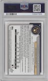 Jackson Chourio from the 2024 Bowman Chrome Mega Box set graded by PSA and given an overall grade of 10.